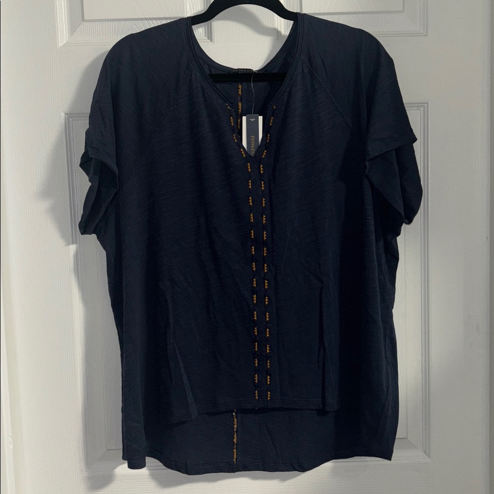 Pendleton Navy Burnout Cotton Tee